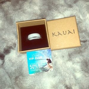 Kauai Silicone Gray wedding ring